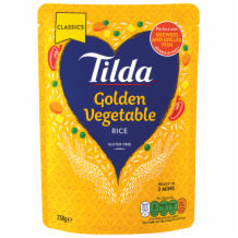 Tilda Steam Golden Vegetable Rice 6x250g