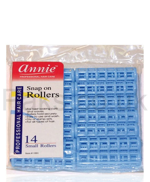 ANNIE SNAP ON ROLLERS Small Color Light Blue Salon Accessories Asetena Pa