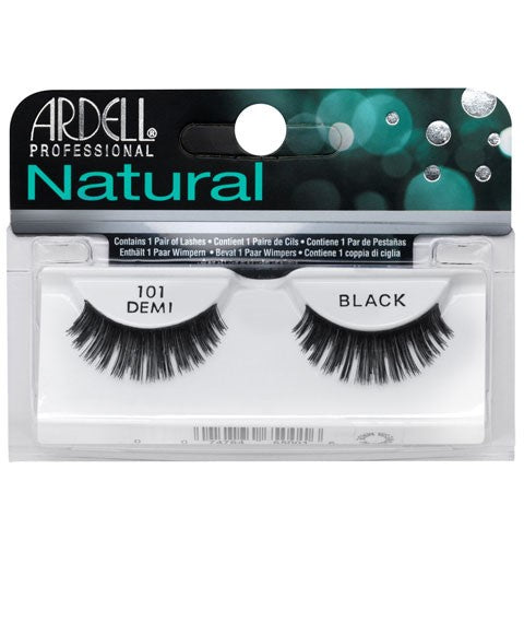 ARDELL NATURAL 101 DEMI EYE LASHES Color Black Eye Makeup Asetena Pa