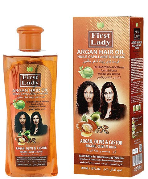 FIRST LADY ARGAN HAIR OIL 300 ml Sprays, Serums and Oils Asetena Pa
