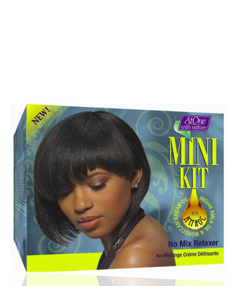 ATONE WITH NATURE NO MIX RELAXER WITH AMROC Mini Kit Color Regular Relaxer n Texturizer Asetena Pa