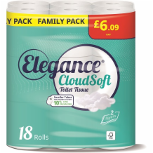 Elegance Cloudsoft 2x18roll