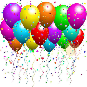 Happy Birthday Ballons 1x25pk