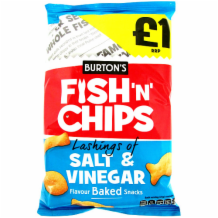 Burtons Fish 'n' Chips 10x125g
