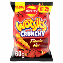 Wotsits Crunchy Flam Hot 15x60g