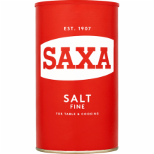 Saxa Salt Drums 12x750g