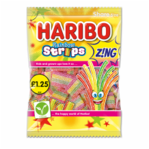 Haribo Rainbow Strips Zing 12x130g