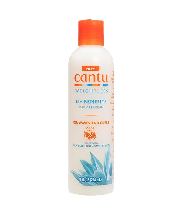 CANTU WEIGHTLESS 15 PLUS BENEFITS DAILY LEAVE IN 236ml Treatments Asetena Pa