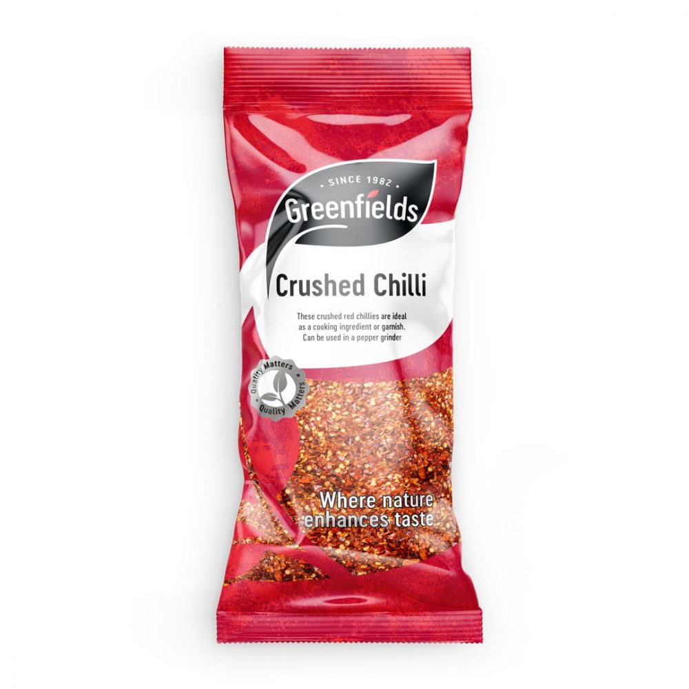 Greenfields Crushed Chillies 12x75g
