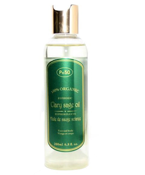 ORGANIC EUPHORIC CLARY SAGE OIL 200 ml Skin Moisturizing Asetena Pa