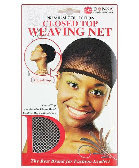 PREMIUM COLLECTION CLOSED TOP WEAVING NET Color Brown#22038 Extensions Accessories Asetena Pa