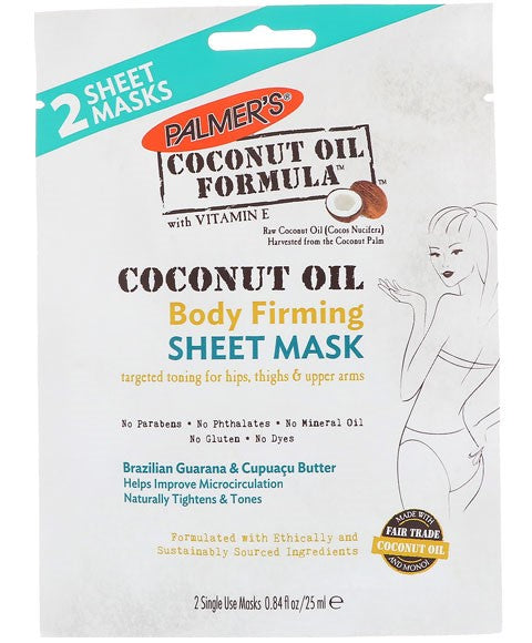 COCONUT OIL FORMULA BODY FIRMING SHEET MASK 25 ml Skin Wash Asetena Pa