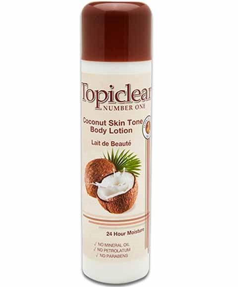 TOPICLEAR COCONUT SKIN TONE BODY LOTION 500 ml Skin Moisturizing Asetena Pa