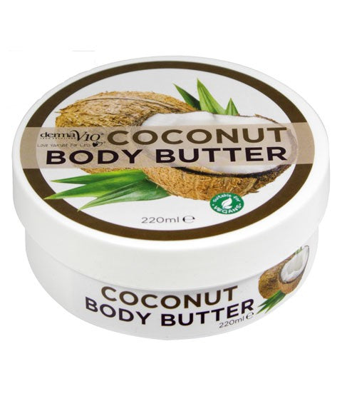 DERMA V10 COCONUT BODY BUTTER 220 ml Skin Moisturizing Asetena Pa
