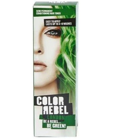 COLOR REBEL LONDON BE GREEN CONDITIONING HAIR TONER 100 ml Hair Color Asetena Pa
