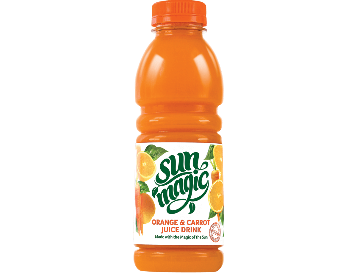 Sunmagic Orange & Carrot Pet 6x500ml