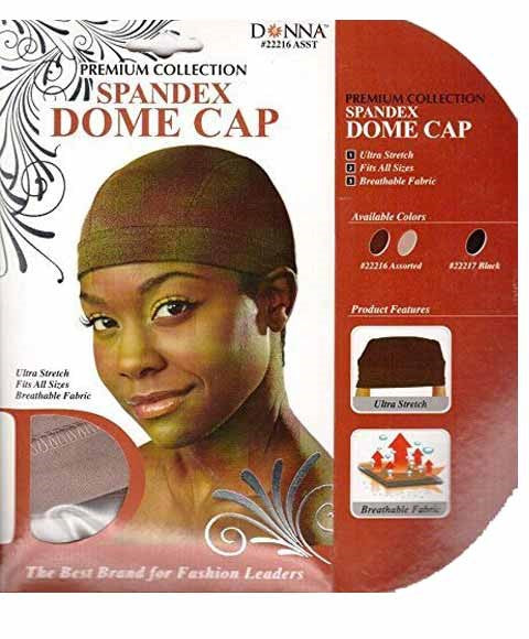 PREMIUM COLLECTION SPANDEX DOME CAP 22216 Color Assorted Durags and Caps Asetena Pa