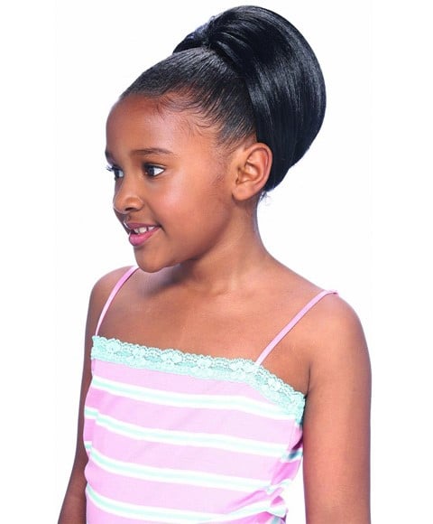 GLANCE DRAWSTRING KIDS PONYTAIL SYN EMMA Color 4 PonyTail Asetena Pa