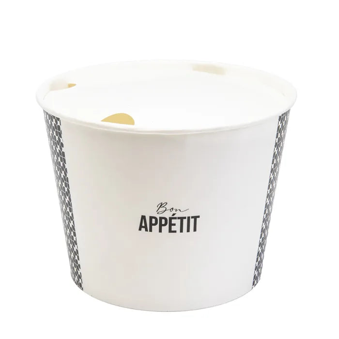 1750ml Chicken Buckets with Paper Lids-Box of 100