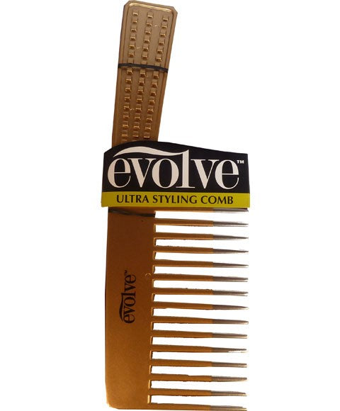 EVOLVE ULTRA STYLING COMB METALLIC GOLD 4155 Hair Brushes and Combs Asetena Pa