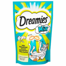Dreamies Cat Treats Mix Salmon And Tuna 8x60g