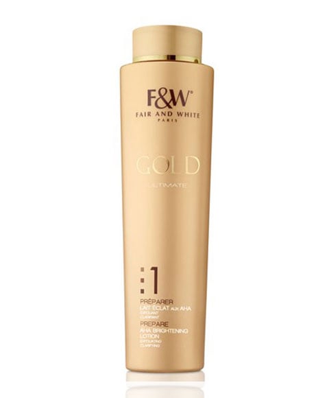 GOLD ULTIMATE PREPARE AHA BRIGHTENING LOTION 350 ml Even Skin Tone Asetena Pa