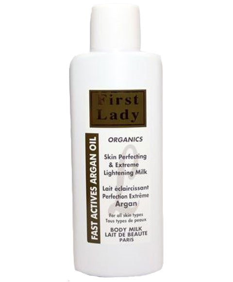 FIRST LADY ORGANICS FAST ACTIVES ARGAN OIL BODY MILK 750 ml Skin Moisturizing Asetena Pa