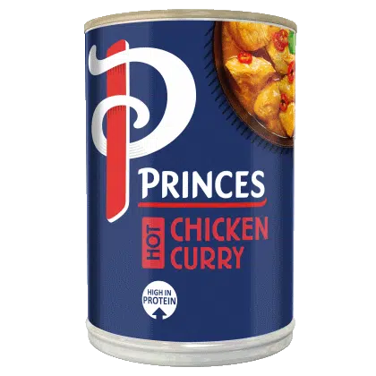Princes Hot Chicken Curry 6x392g