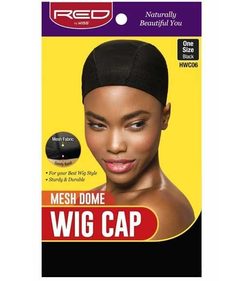 MESH DOME WIG CAP BLACK HWC06 One Size Extensions Accessories Asetena Pa