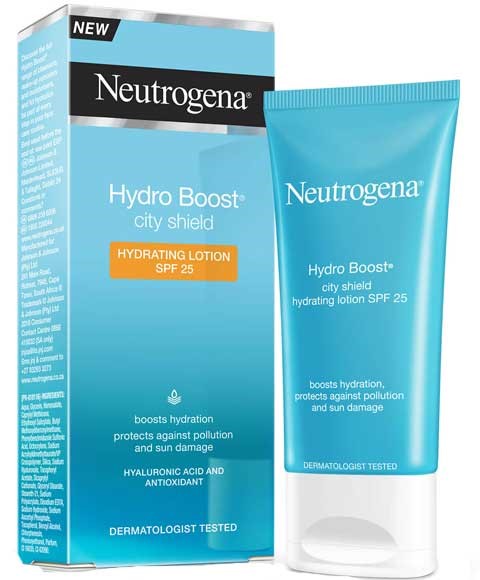 NEUTROGENA HYDRO BOOST CITY SHIELD HYDRATING LOTION SPF 25 50 ml Skin Moisturizing Asetena Pa
