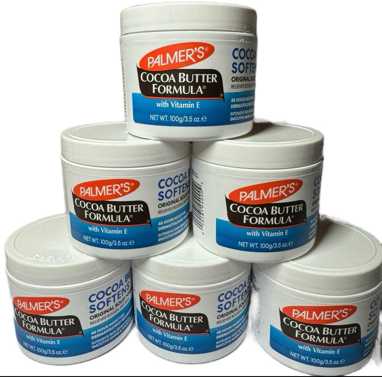 PALMERS COCOA BUTTER CREAM JAR 6 x 100G