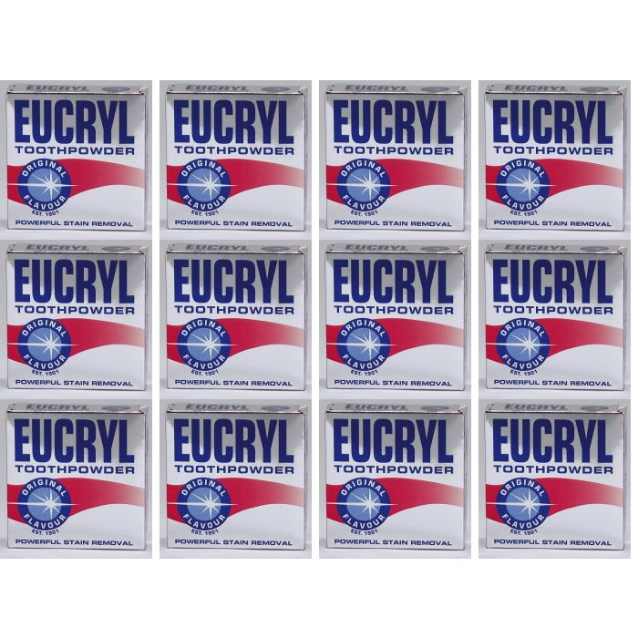 EUCRYL TOOTHPOWDER ORIGINAL 12 x 50G