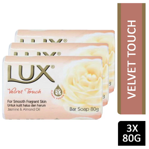 LUX SOAP VELVET TOUCH 1X3S 1 x 3X80G