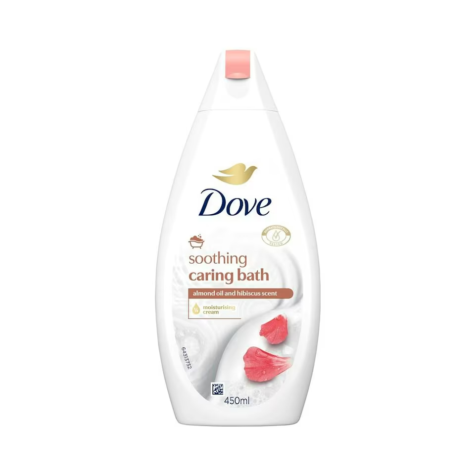 DOVE BATH ALMOND 6 x 450ML