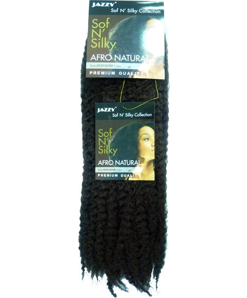 JAZZY SYN AFRO SOFT N SILKY BRAID Color 4 Hair for Braid Extensions Asetena Pa
