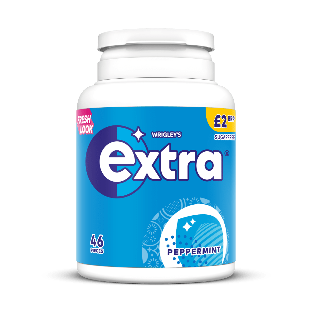 Extra Peppermint Gum Bottle 6x46pc