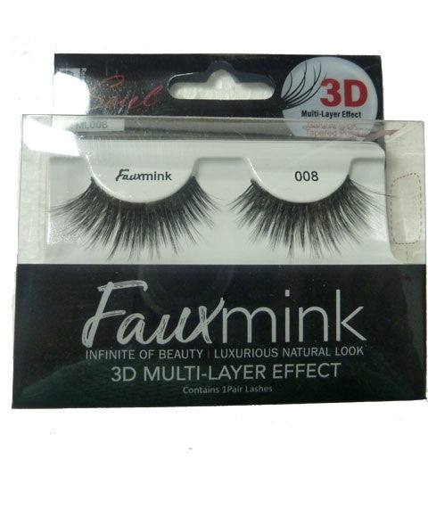 RESPONSE SOUL FAUX MINK 3D EFFECT EYELASH 008 Color Black Eye Makeup Asetena Pa