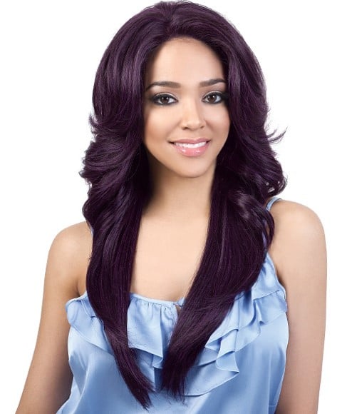 LETS LACE SILK SWISS LACE SYN HBSL DORY WIG Color 4 Lace Wigs Asetena Pa