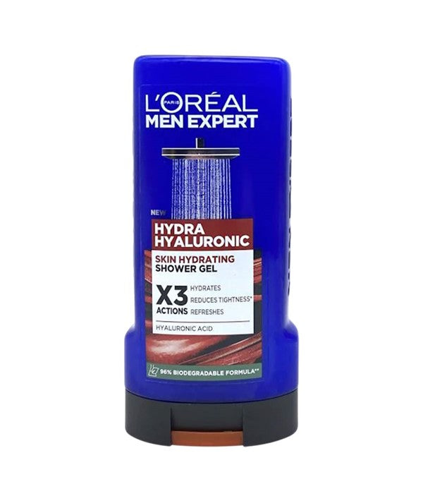 MEN EXPERT HYDRA HYALURONIC SKIN HYDRATING SHOWER GEL 300 ml Body Care Asetena Pa
