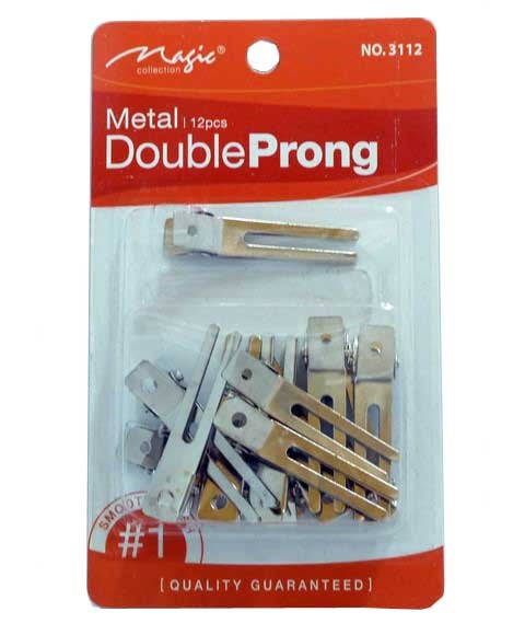 MAGIC COLLECTION METAL DOUBLE PRONG CLIPS 3112 12 pcs Color 3112 Kids Hair Accessories Asetena Pa