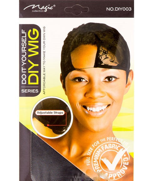MAGIC COLLECTION DIY SERIES SIDE PARTING U PART WIG CAP DIY003 Color Black Extensions Accessories Asetena Pa