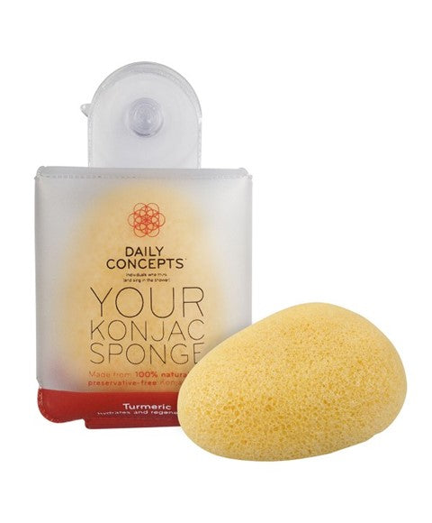 DAILY CONCEPTS YOUR KONJAC SPONGE No Size Color Turmeric Body Care Asetena Pa