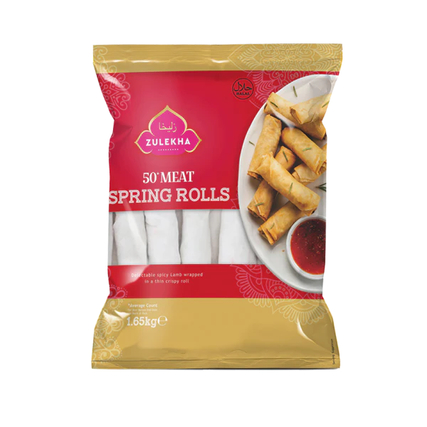 Zulekha 50 Meat Rolls 1650g
