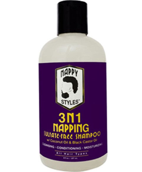 NAPPY STYLES 3 N 1 NAPPING SULFATE FREE SHAMPOO 237 ml Shampoo Asetena Pa
