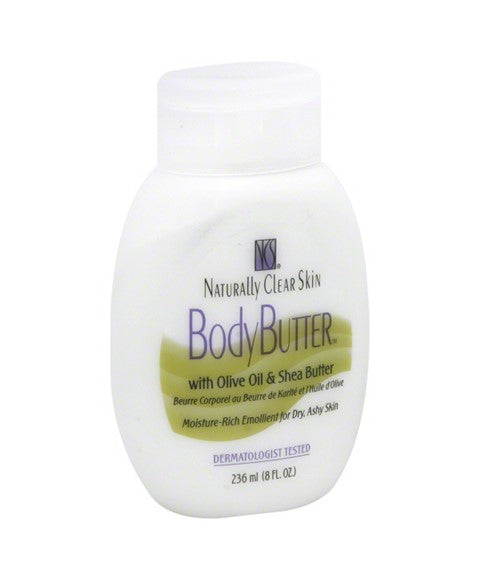 NATURALLY CLEAR SKIN BODY BUTTER WITH OLIVE OIL AND SHEA BUTTER 236 ml Skin Moisturizing Asetena Pa