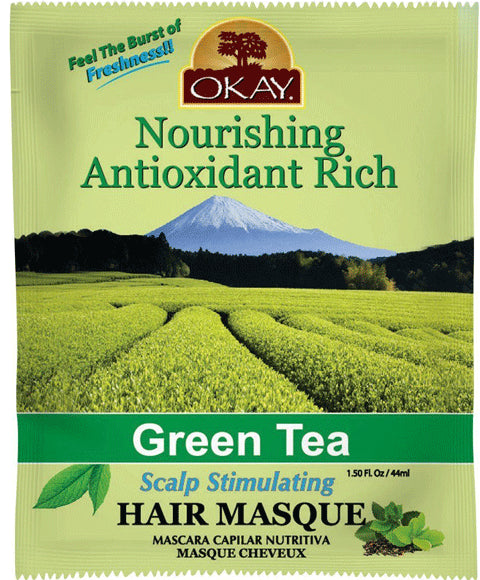 NOURISHING ANTIOXIDANT RICH GREEN TEA SCALP STIMULATING HAIR MASQUE 44 ml Color Green Tea Hair Moisturizers Asetena Pa
