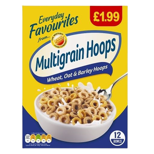 Wfc Multigrain Hoops 8x375g