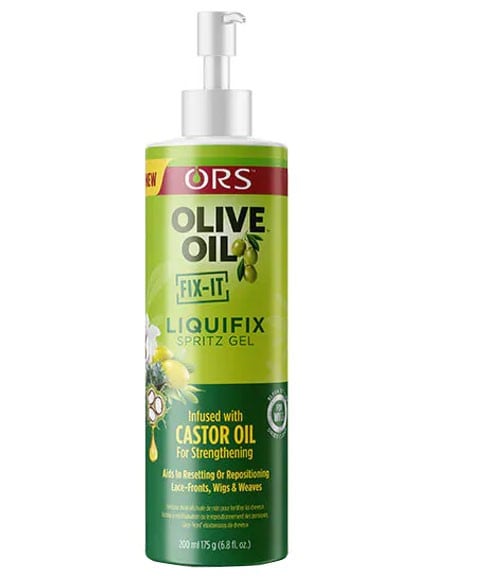 ORS OLIVE OIL FIX IT LIQUIFIX SPRITZ GEL INFUSED WITH CASTOR OIL 200 ml Sprays, Serums and Oils Asetena Pa