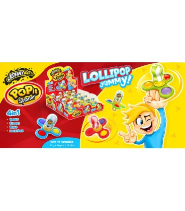 Johny Bee Pop It Spinner 16x15g(12)