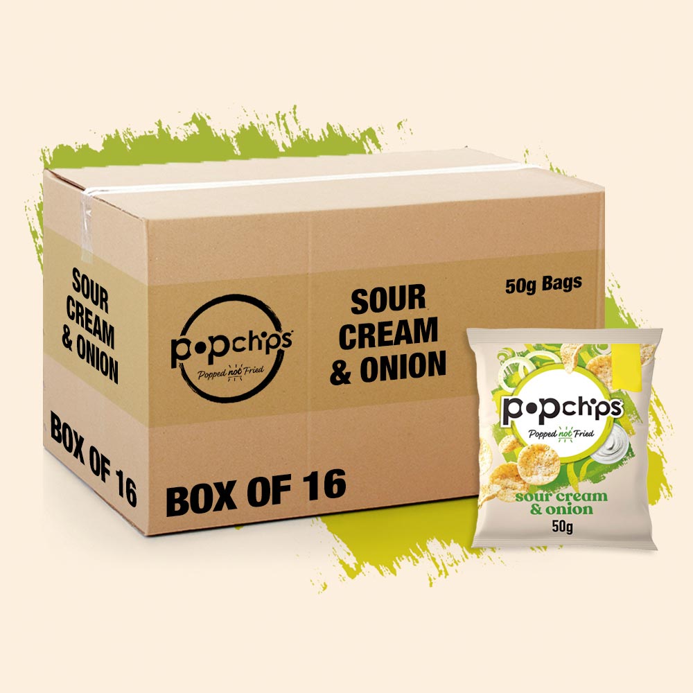 Popchips Sour Cream 16x50g